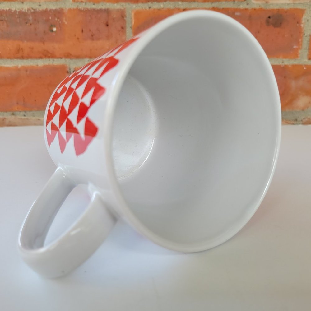 Starbucks Coffee Mug 2016 Christmas Holiday White with Red Christmas Trees - Picture 7 of 8